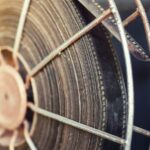 Closeup of a film reel